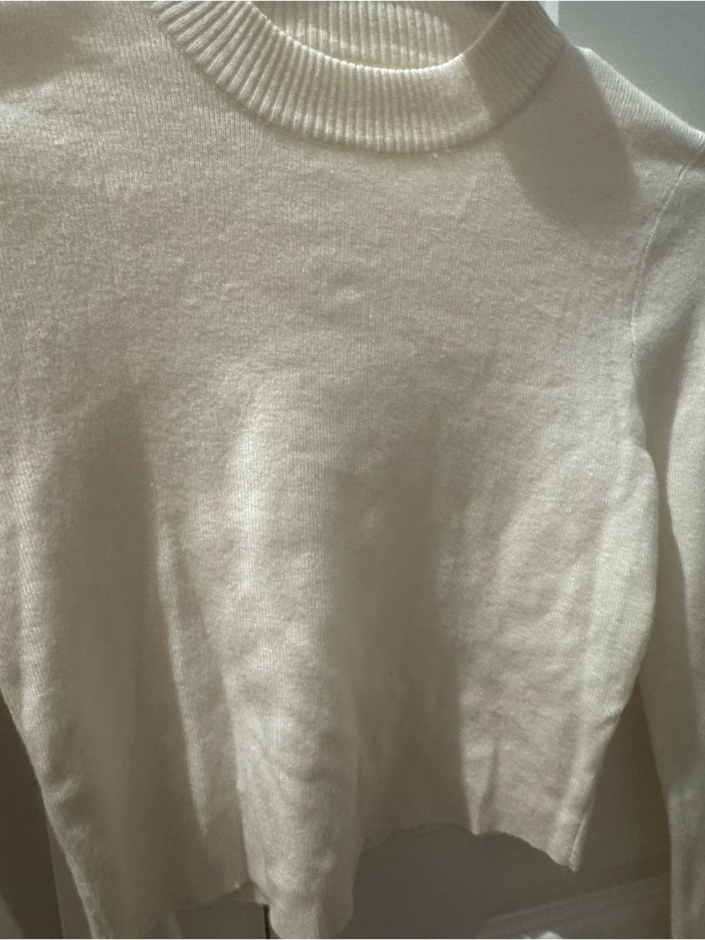 Altar'd State Cream Scoopneck Lightweight Sweater